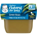 Пюре Gerber Natural for Baby, 1st Foods, Green Bean, 2 банки по 56 г (GBR-00310)