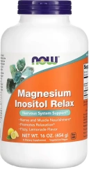БАД NOW Foods Magnesium Inositol Relax, Lemonade, 454 г  (NOW-01293)