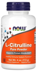 БАД NOW Foods L-Citrulline, Pure Powder, 113 г (NOW-00214)