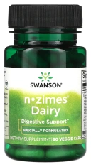 Ферменты Swanson N Zimes Dairy, 90 вегетарианских капсул (SWV-02500)