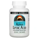 БАД Source Naturals Alpha Lipoic Acid, 200 мг, 120 таблеток  (SNS-00396)