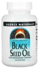 БАД Source Naturals Black Seed Oil, 120 капсул (SNS-02757)