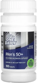 Комплекс 21st Century One Daily, Men's 50+, Multivitamin Multimineral, 100 таблеток  (CEN-27306)