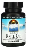 БАД Source Naturals ArcticPure, Krill Oil, 500 мг, 60 капсул (SNS-02165)