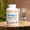 БАД California Gold Nutrition Omega-3 Premium Fish Oil, 180 EPA / 120 DHA, 100 мягких капсул  (MLI-00952)