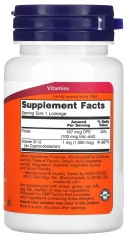 Витамины NOW Foods B-12, 1000 мкг, 100 леденцов (NOW-00466)