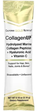 Коллаген California Gold Nutrition CollagenUP, Hydrolyzed Marine Collagen Peptides, 10 пакетиков, 5,16 г  (CGN-01344)