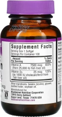 Витамины Bluebonnet Nutrition Vitamin A & D3, 100 капсул  (BLB-00303)