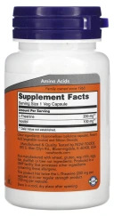 Аминокислота NOW Foods L-теанин, Double Strength, 200 мг, 60 вегетарианских капсул (NOW-00147)