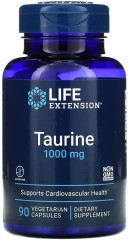 Аминокислота Life Extension Taurine, 1 000 мг, 90 вегетарианских капсул (LEX-18279)