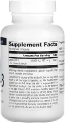 Витамины Source Naturals Vitamin D-3, 5000 МЕ (125 мкг), 240 капсул  (SNS-02338)