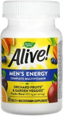Комплекс Nature's Way Alive!, Men's Energy Complete Multivitamin, 50 таблеток  (NWY-13660)