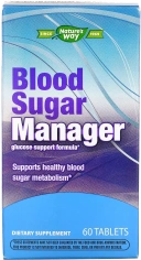 Витамины Nature's Way Blood Sugar Manager, 60 таблеток  (EMT-04906)