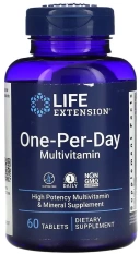 Витамины Life Extension One-Per-Day Multivitamin, 60 таблеток  (LEX-23136)