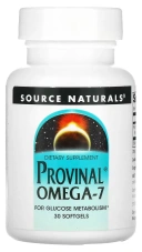БАД Source Naturals Provinal Omega-7, 30 капсул (SNS-02550)