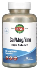 Минералы KAL Cal/Mag/Zinc, High Potency, 250 таблеток (CAL-57725)