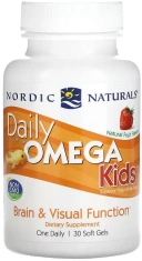 БАД Nordic Naturals Daily Omega Kids, Natural Fruit, 30 мягких капсул (NOR-01817)