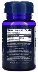 Витамины Life Extension Vitamin D3, 25 мкг (1 000 МЕ), 90 мягких капсул  (LEX-17539)
