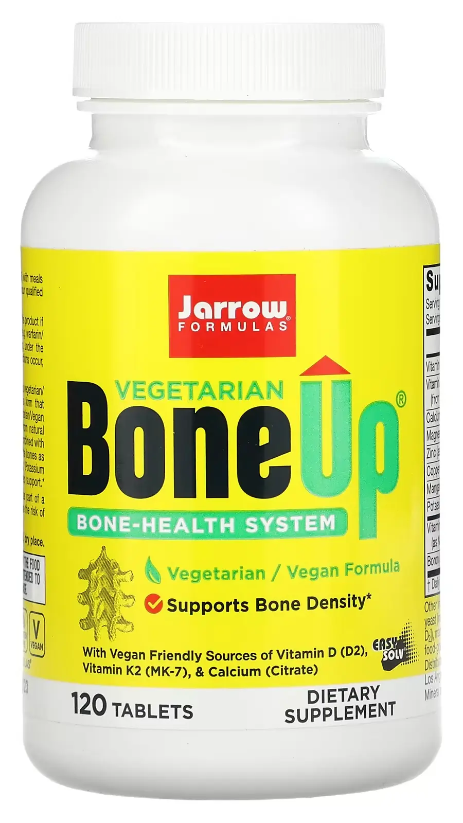 Комплекс Jarrow Formulas Vegetarian Bone-Up, 120 таблеток (JRW-04002)