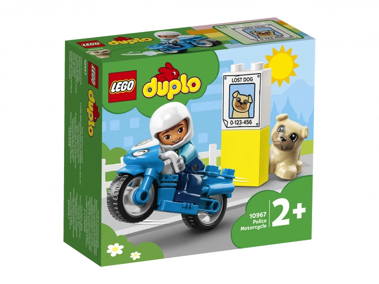 Конструктор LEGO Duplo Полицейский мотоцикл (10967)