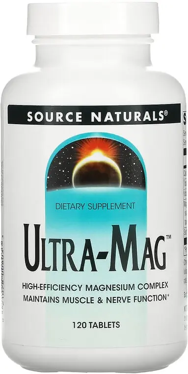 БАД Source Naturals Ultra-Mag, 120 таблеток  (SNS-00803)