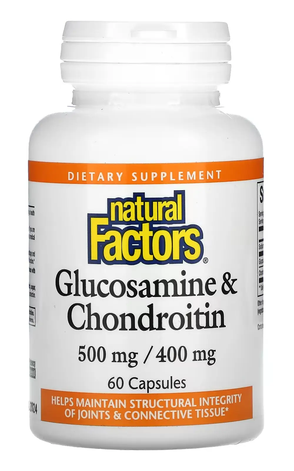 Комплекс Natural Factors Glucosamine & Chondroitin 500 мг/400 мг, 60 капсул (NFS-02686)