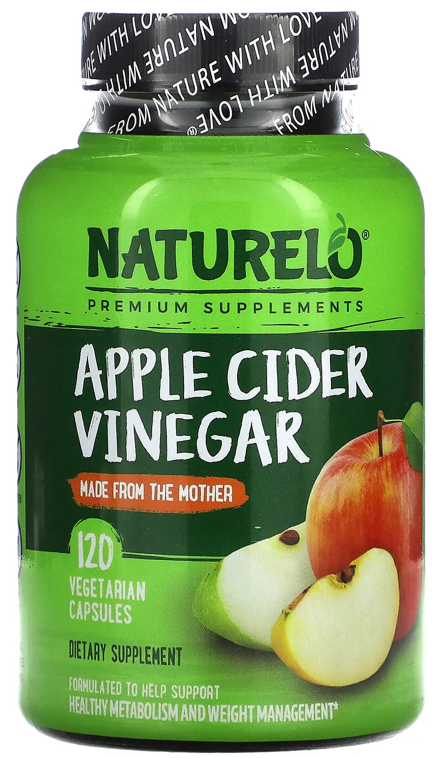 БАД NATURELO Apple Cider Vinegar, 120 вегетарианских капсул (NAU-62851)