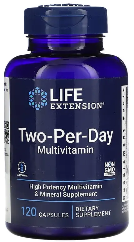 Витамины Life Extension Two-Per-Day Multivitamin, 120 капсул  (LEX-23141)