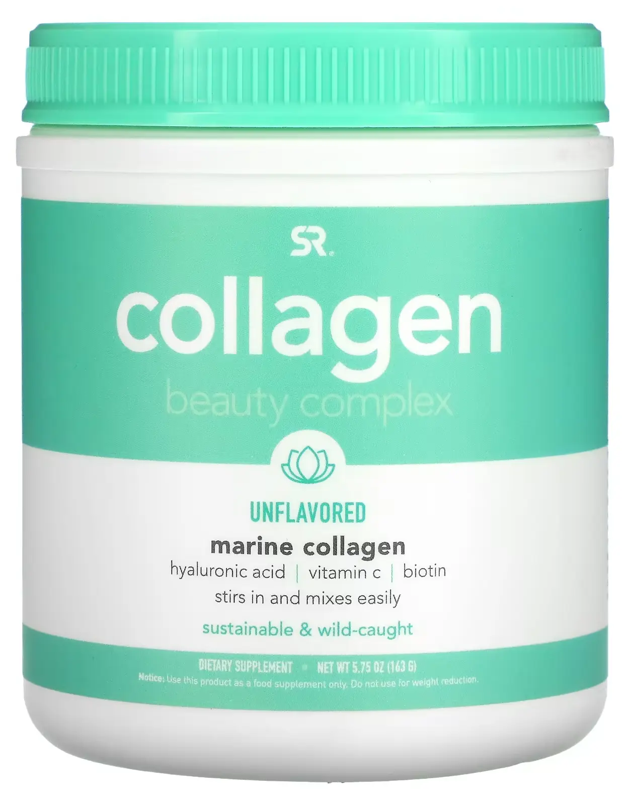 Коллаген Sports Research Collagen Beauty Complex, Marine Collagen, Unflavored, 163 г (SRE-01347)