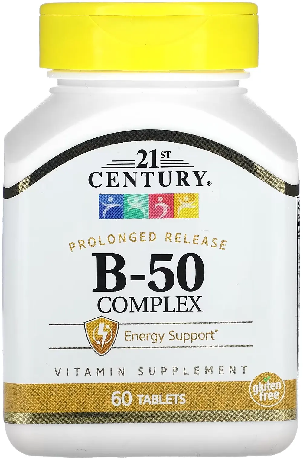 Витамины 21st Century B-50 Complex, Prolonged Release, 60 таблеток  (CEN-22251)
