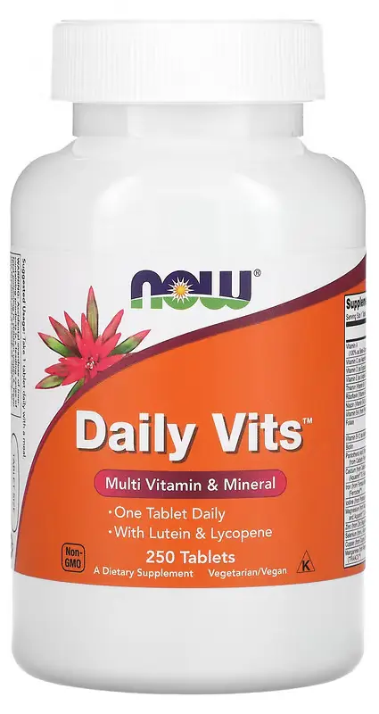 Витамины NOW Foods Daily Vits, 250 таблеток  (NOW-03771)
