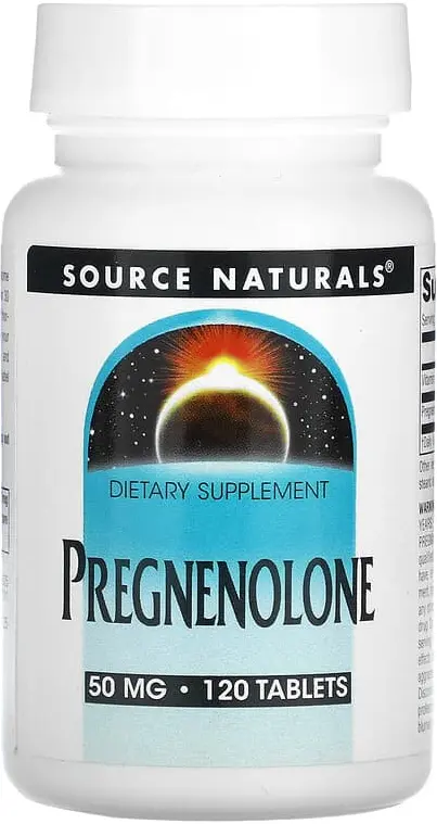 Витамины Source Naturals Pregnenolone, 50 мг, 120 таблеток  (SNS-00925)