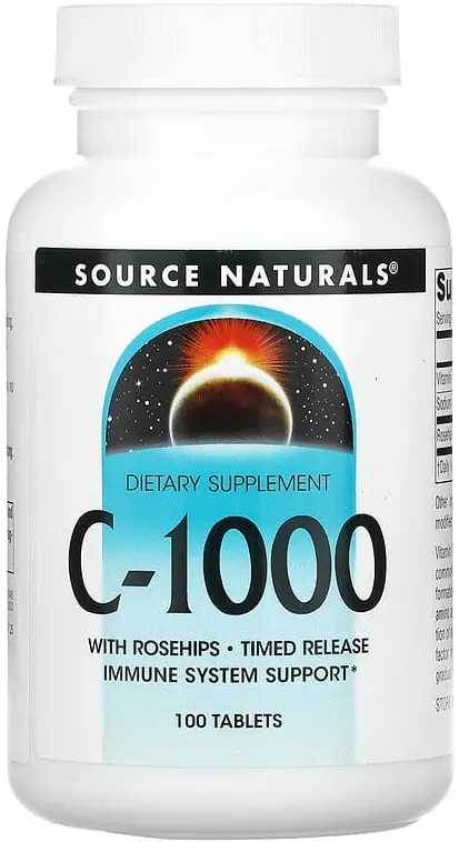 Витамины Source Naturals C-1000, 100 таблеток  (SNS-00445)