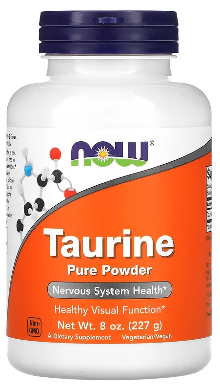 БАД NOW Foods Taurine Pure Powder, 227 г (NOW-00260)