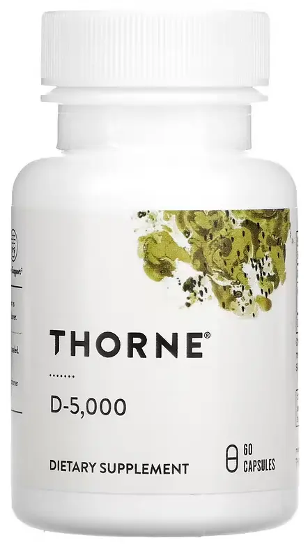 Витамины Thorne D-5,000, 60 капсул  (THR-13801)