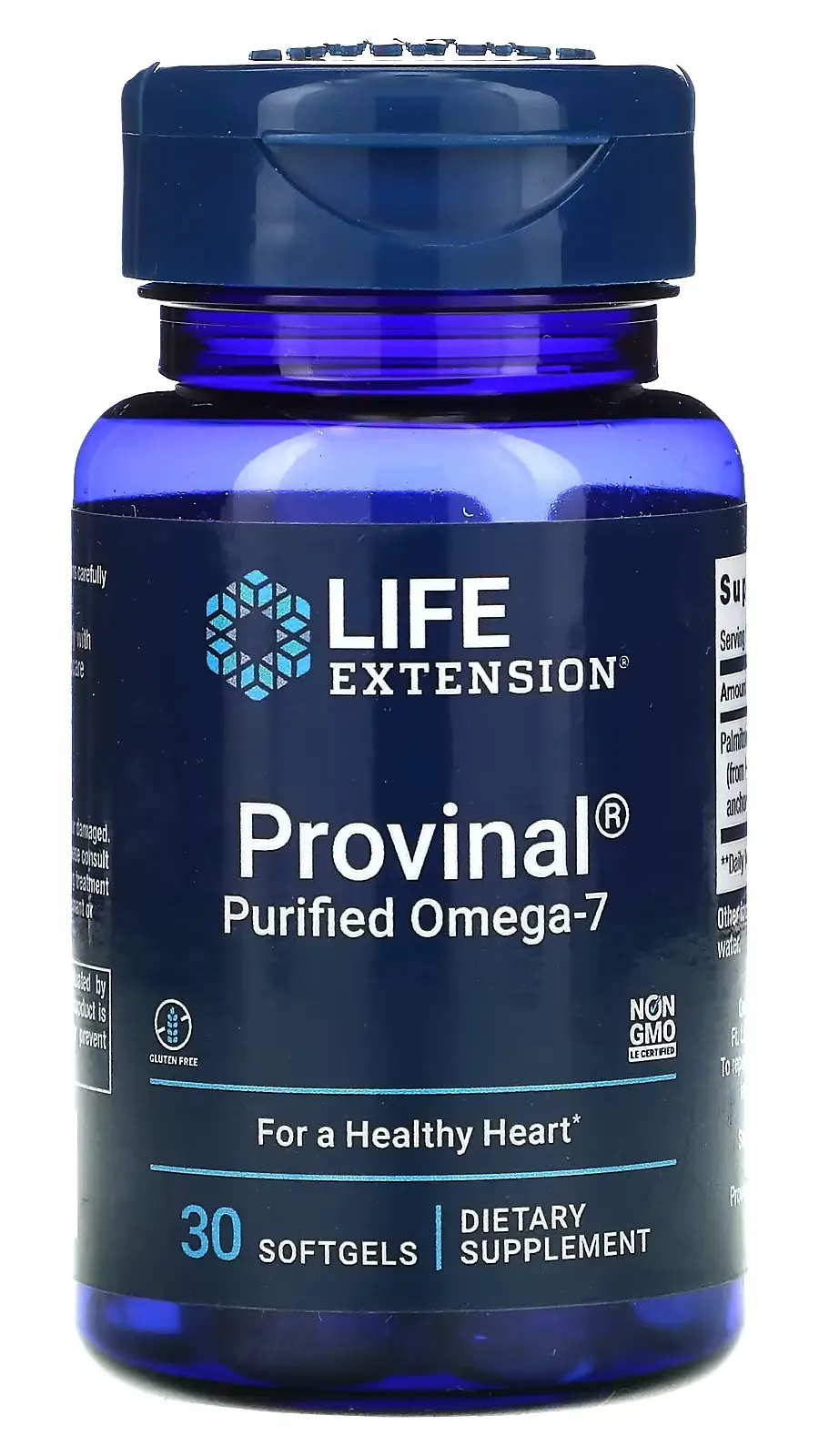 БАД Life Extension Provinal Purified Omega-7, 30 капсул  (LEX-18123)