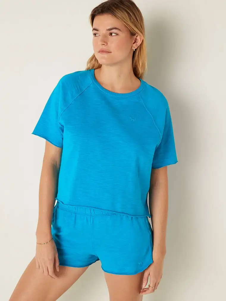 Женская футболка PINK Summer Lounge Cotton Short Sleeve (11219642-5XW4)