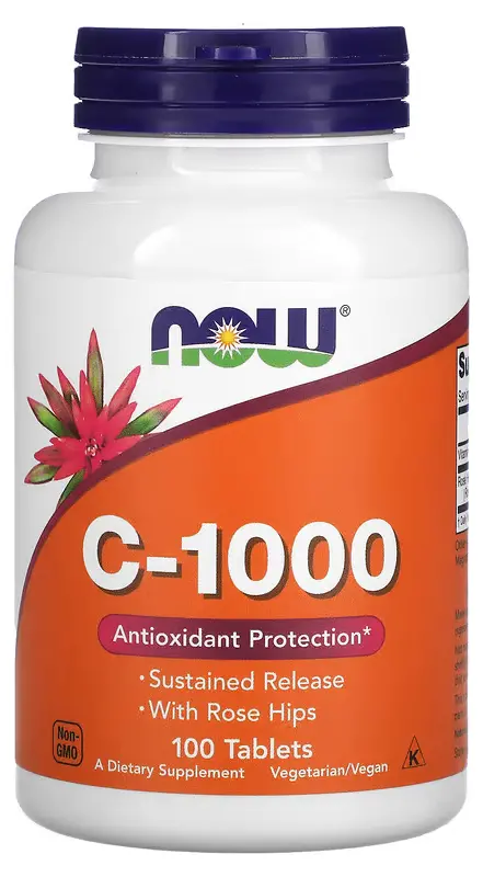Витамины NOW Foods C-1000, 100 таблеток (NOW-00680)