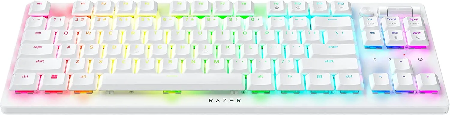 Клавиатура Razer DeathStalker V2 Pro TKL белый (RZ03-04373500-R3M1 ...