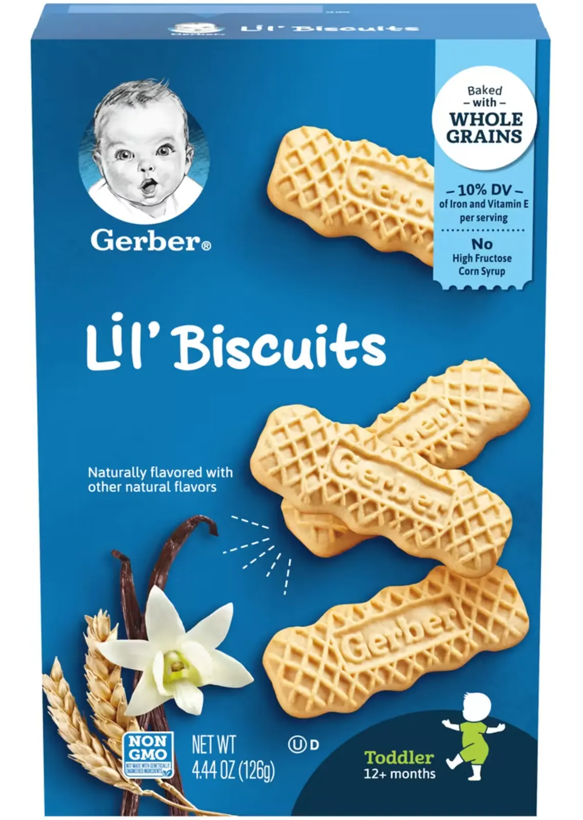 Печенье Gerber Lil' Biscuits, 12+ Months, 126 г (GBR-04680)