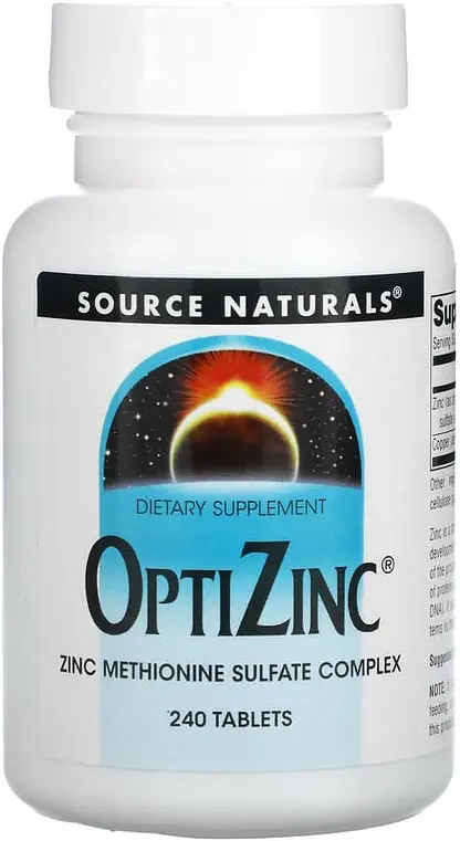 БАД Source Naturals OptiZinc, 240 таблеток  (SNS-00176)