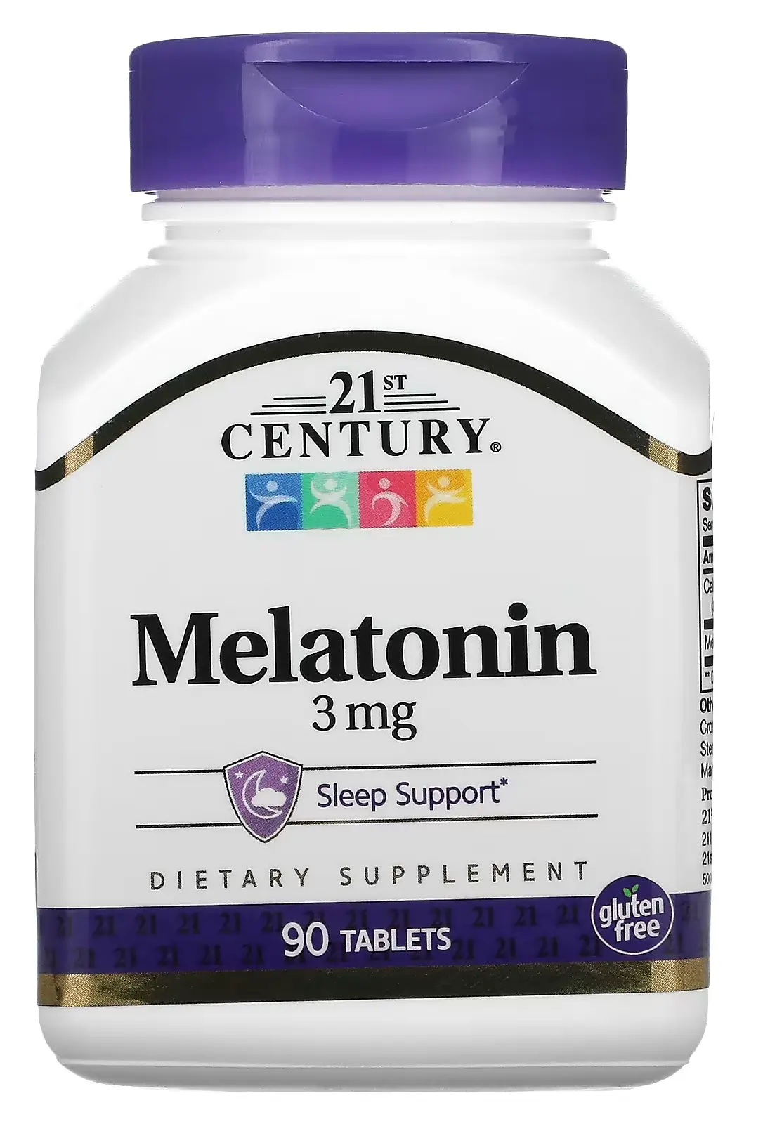 БАД 21st Century Melatonin, 3 мг, 90 таблеток (CEN-21240)