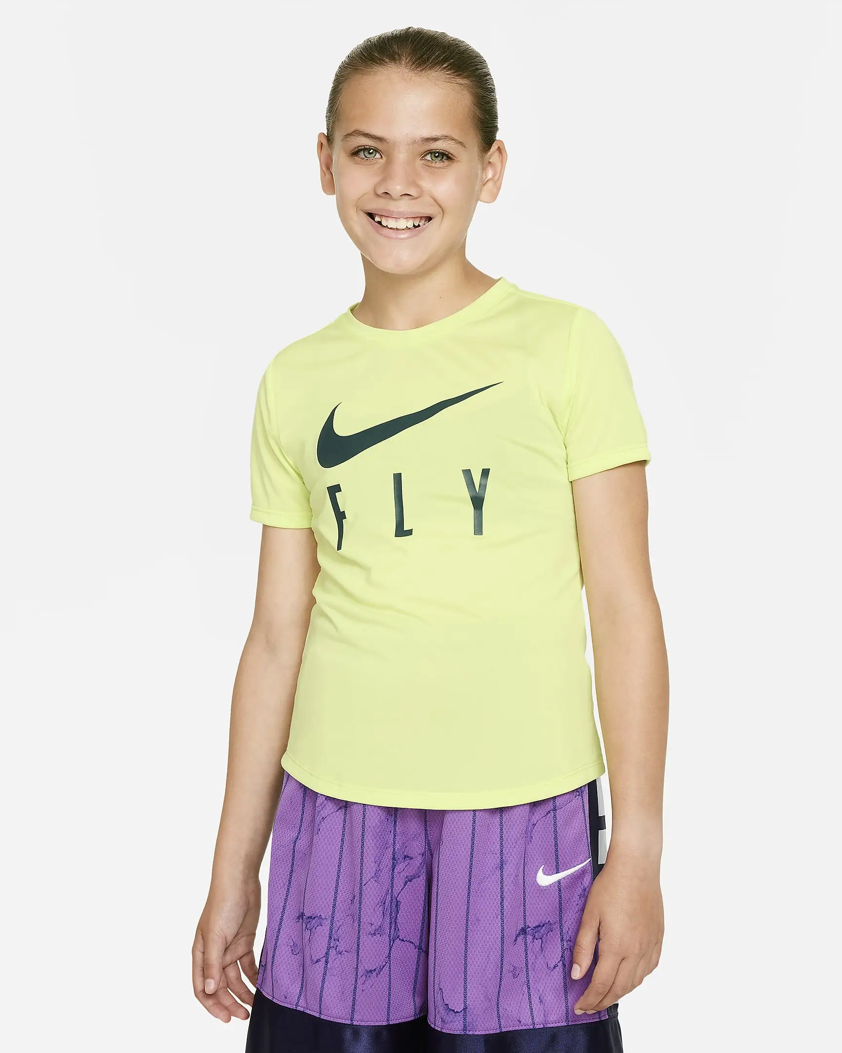 Детская футболка Nike Dri-FIT One Swoosh Fly (FD4136-736)