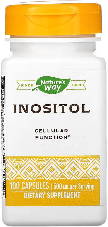 Витамины Nature's Way Inositol, 500 мг, 100 капсул  (NWY-40461)