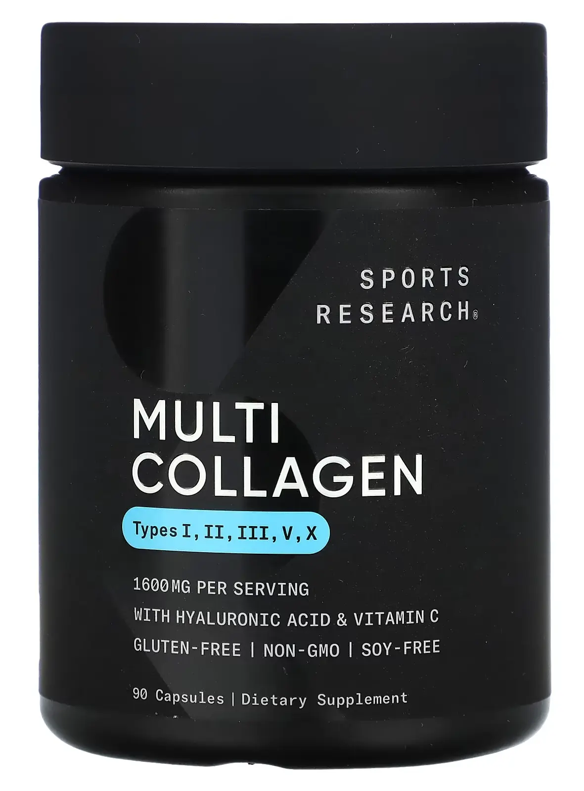 Коллаген Sports Research Multi Collagen, 1600 мг, 90 капсул (SRE-01272)